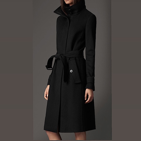 Burberry Jackets & Blazers - BURBERRY- WOOL & CASHMERE TRENCH STYLE COAT